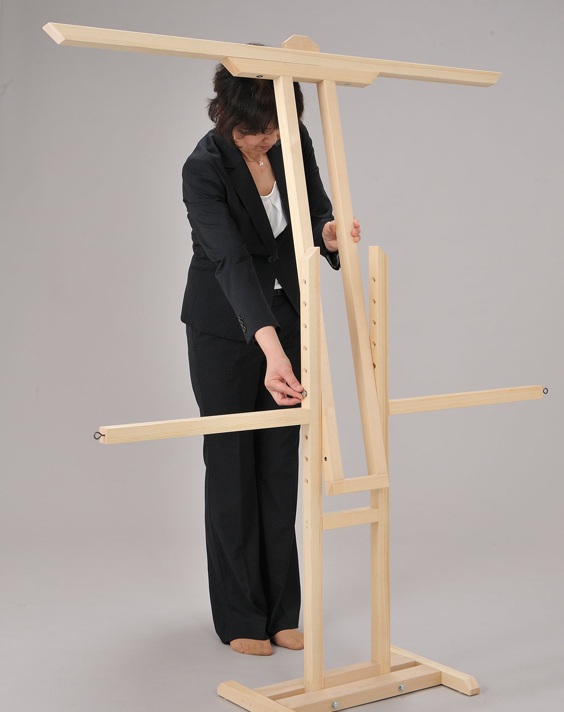 別注木製衣桁2